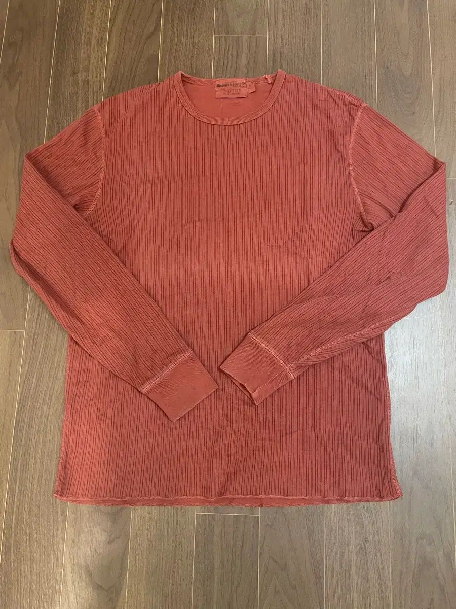 RRA ダブルアールエル ストライプ Indigo Tシャツ