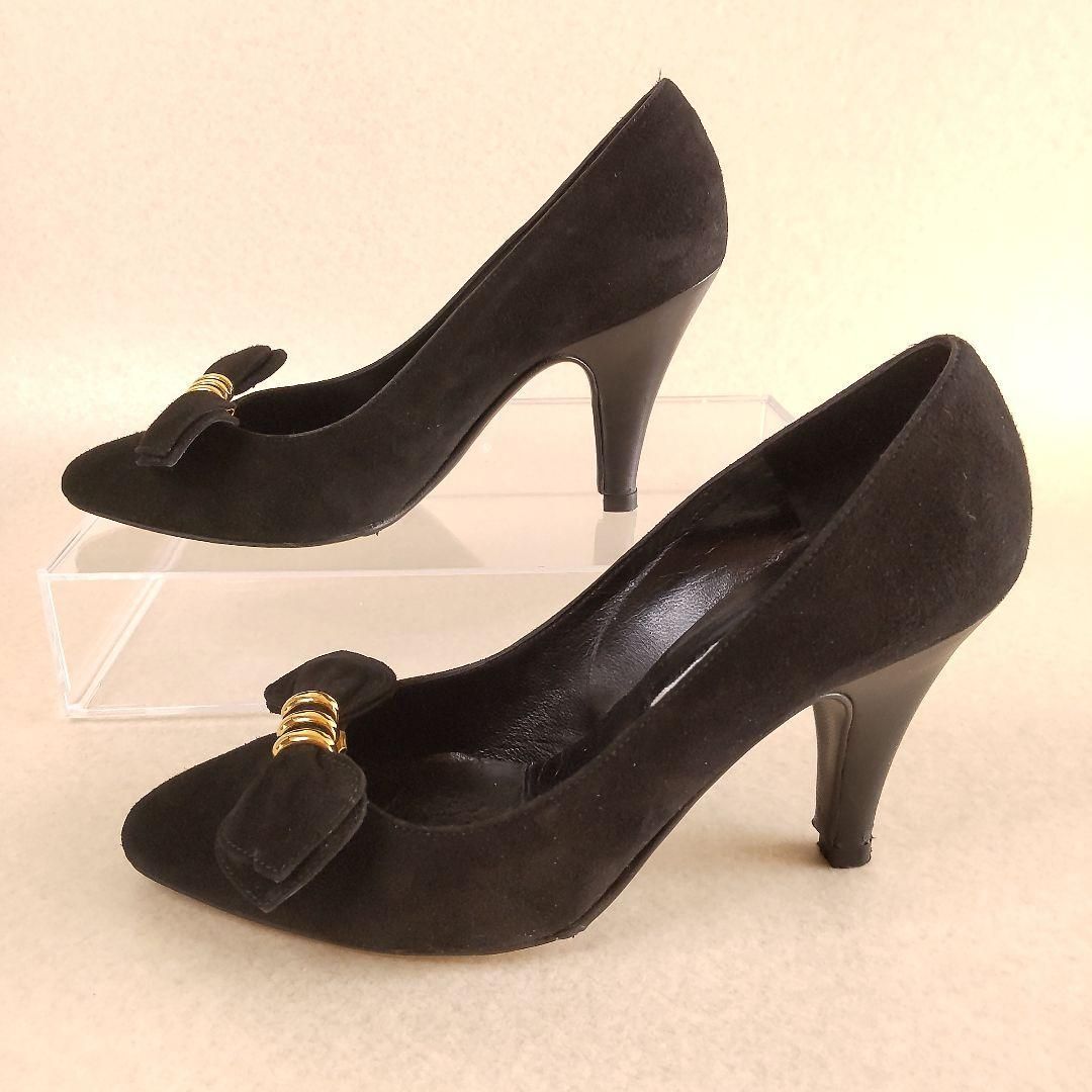 【新品】ヴァレンチノ ガラバーニ パンプス 23 VALENTINO GARAVAN バレンチノガラバーニ パンプス 34 スエード リボン