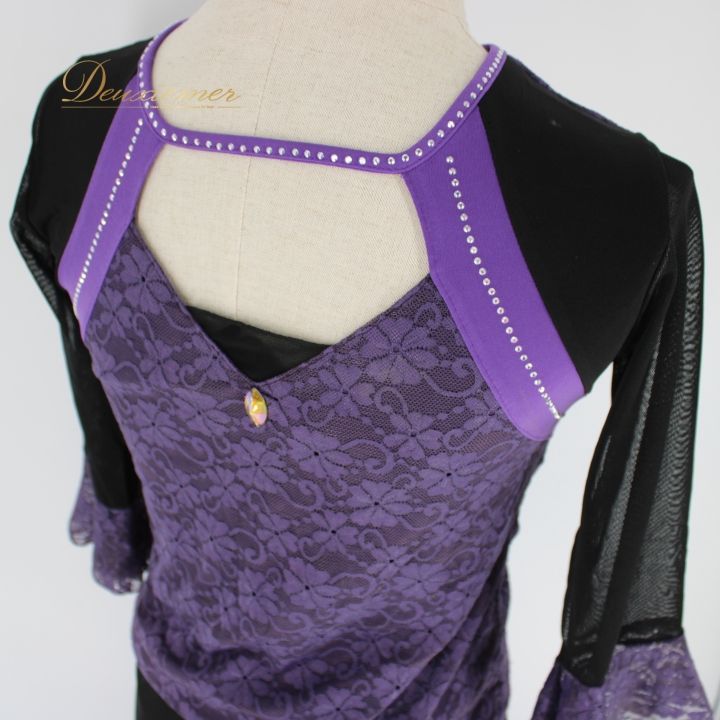 社交ダンス 衣装 スタンダード 上下セット ツーピース レッスンウェア