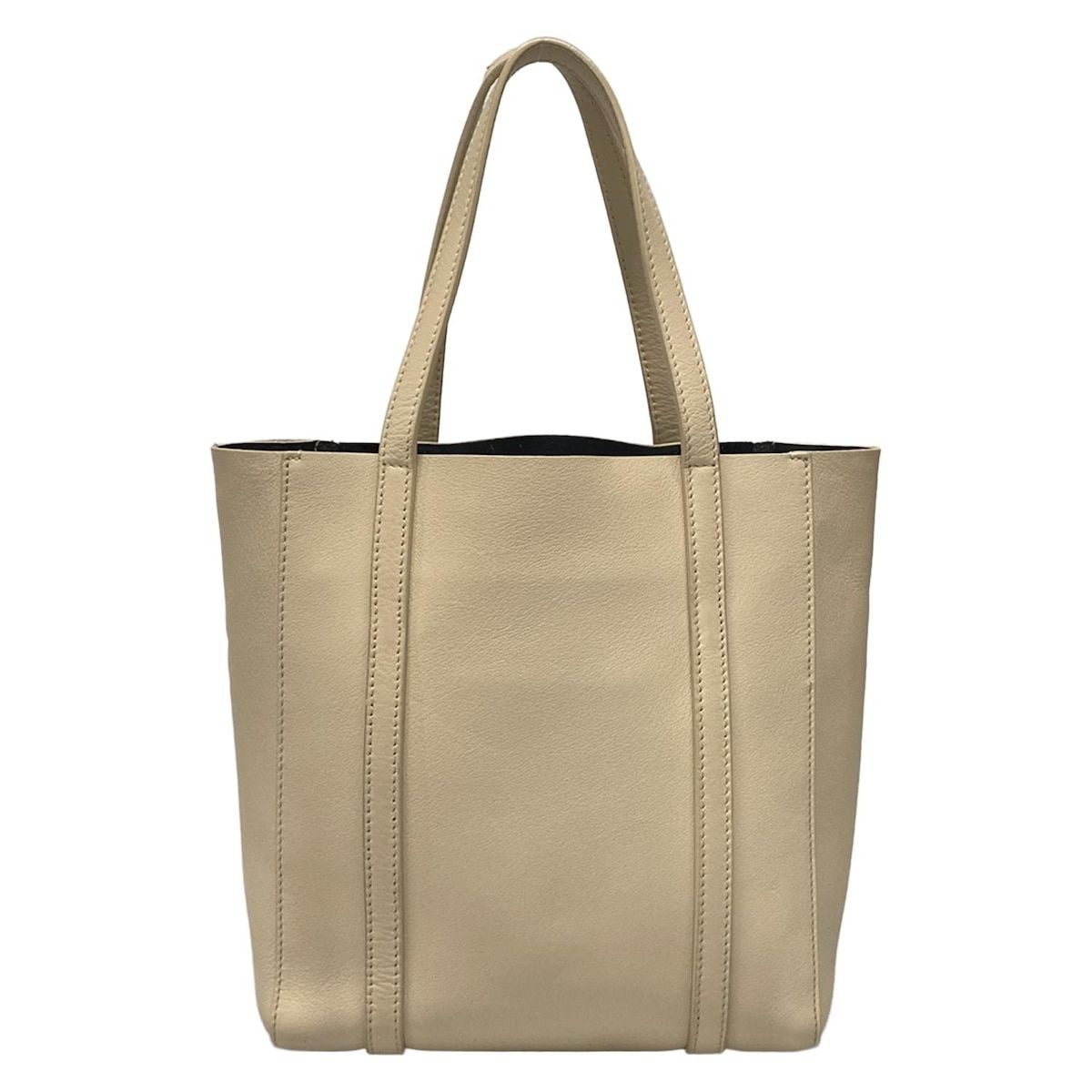 美品BALENCIAGAバレンシアガ　レザートートバッグ　ベージュ系 バレンシアガ BALENCIAGA BALENCIAGA バレンシアガ トートバッグ