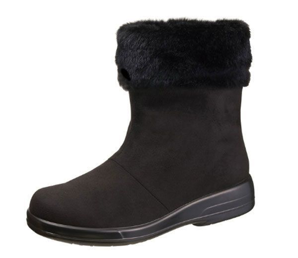 トップドライ TDY 3911 TOPDRY ショートブーツ レインブーツ レインシューズ 2 WAY ゴアテックス GORE-TEX 3 E 完全防水 ボア 雨の日 雪の日 滑りにくい 履きやすい ゆったり 温かい あたたかい レディース 靴 ブラック 黒