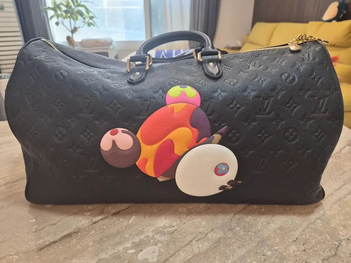 ルイヴィトンX村上隆 キーポル 45 バンドリエール ブラック - メルカリ