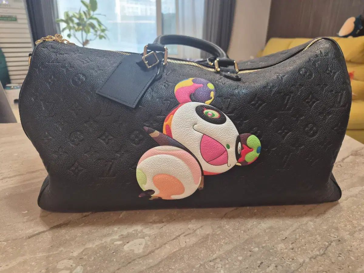 ルイヴィトンX村上隆 キーポル 45 バンドリエール ブラック - メルカリ