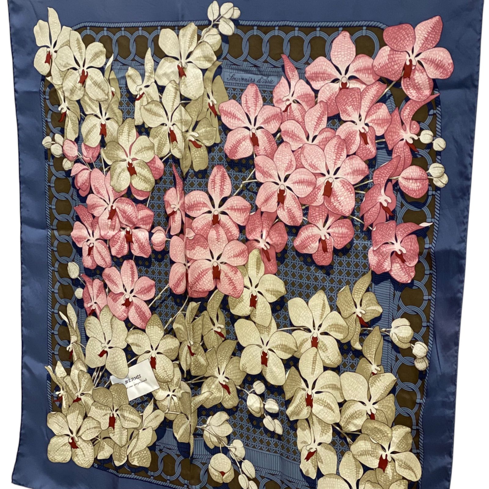 エルメス カレ90 SOUVENIRS D'ASIE シルクスカーフ アジアの想い出