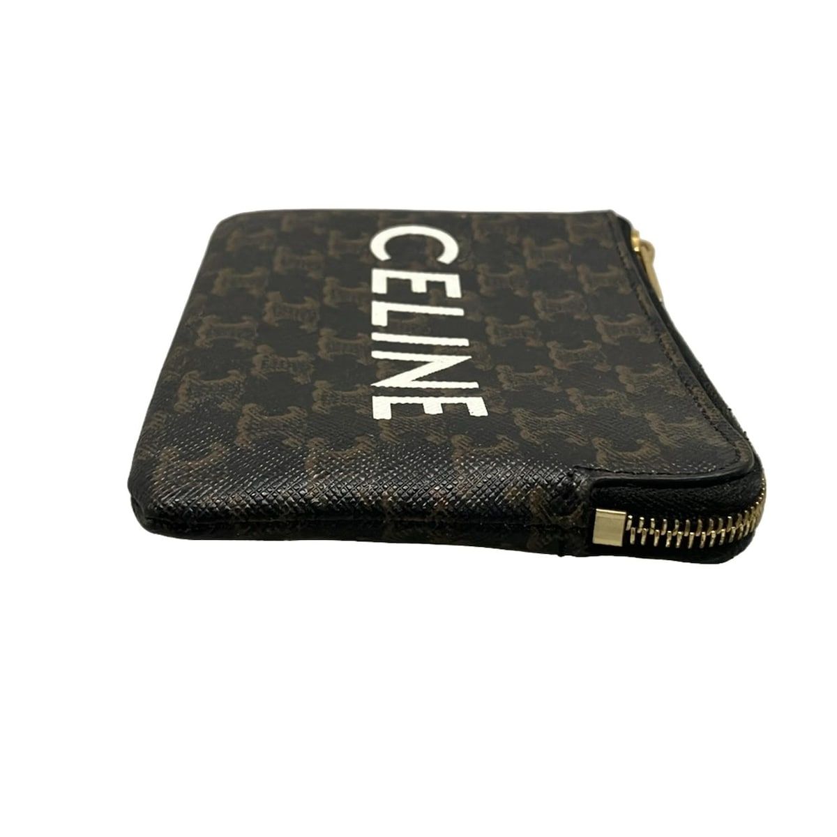 CELINE(セリーヌ) コインケース コインパース キュイル トリオンフ 黒