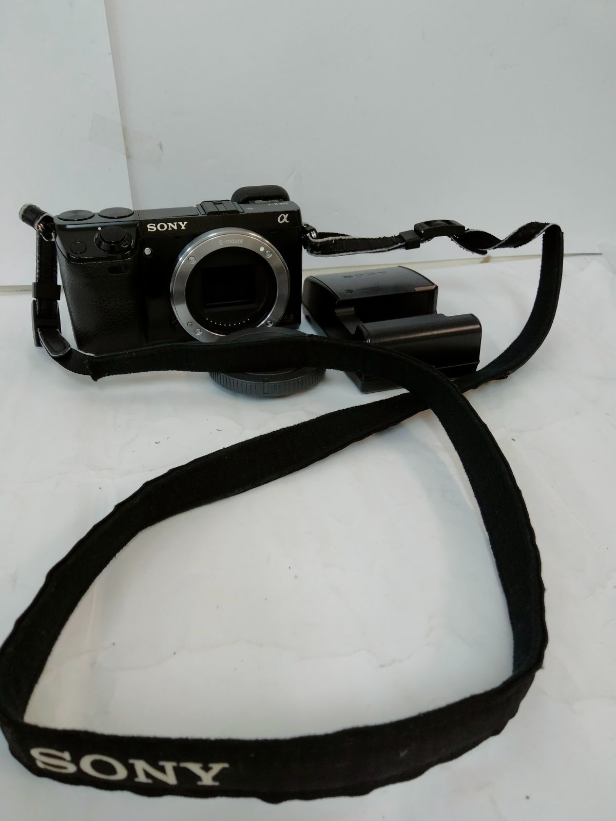 ジャンク SONY α nex-7 ミラーレス一眼レフカメラ ブラック 2430万画素