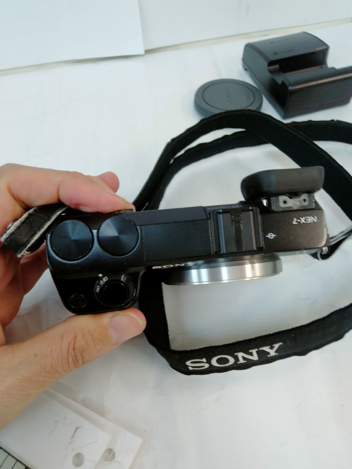 ジャンク SONY α nex-7 ミラーレス一眼レフカメラ ブラック 2430万画素