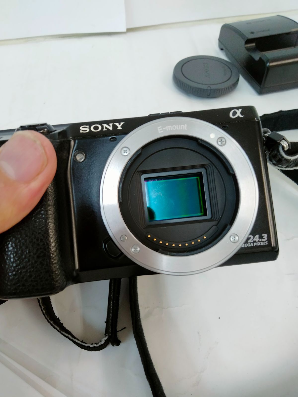 ジャンク SONY α nex-7 ミラーレス一眼レフカメラ ブラック 2430万画素