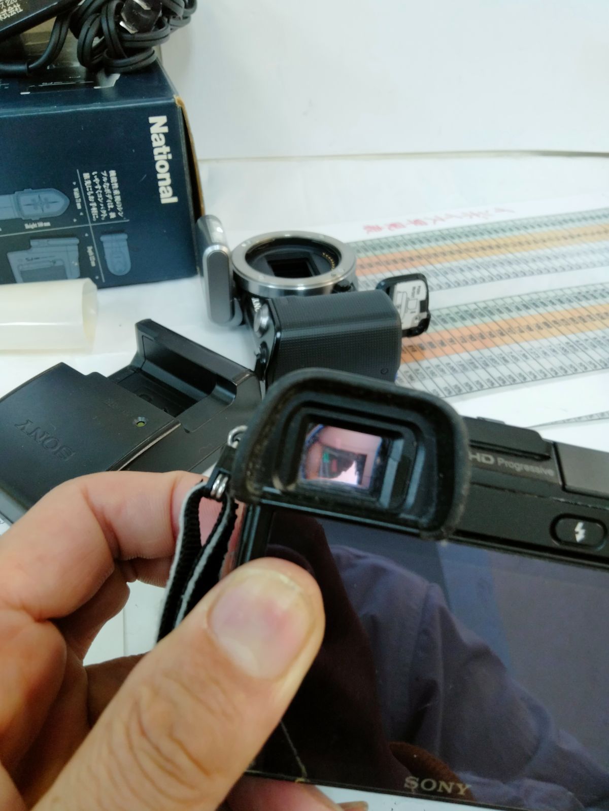 ジャンク SONY α nex-7 ミラーレス一眼レフカメラ ブラック 2430万画素