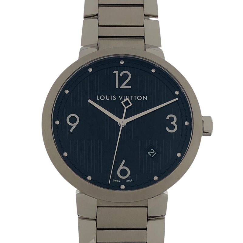 ルイ ヴィトン LOUIS VUITTON タンブール Q 1 D 00 SS メンズ 腕時計