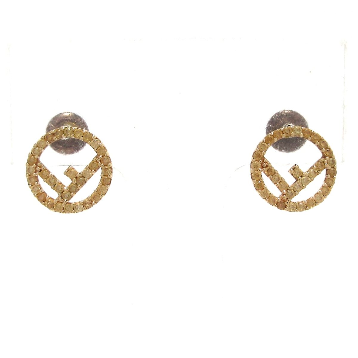 FENDI ピンクゴールドカラー ピアス FENDI(フェンディ) ピアス エフ イズ フェンディ ピンクゴールド