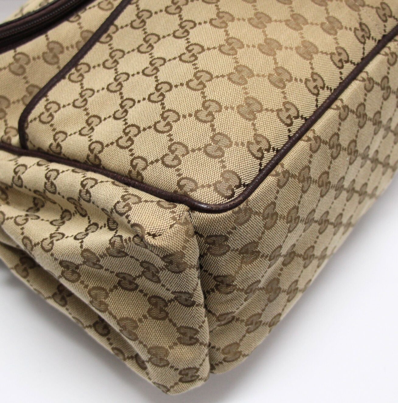 GUCCI グッチ　マザーズバッグ　ショルダーバッグ　おむつかえシートつき GUCCI グッチ GG柄 マザーズバッグ おむつ替えマット付き キャンバス