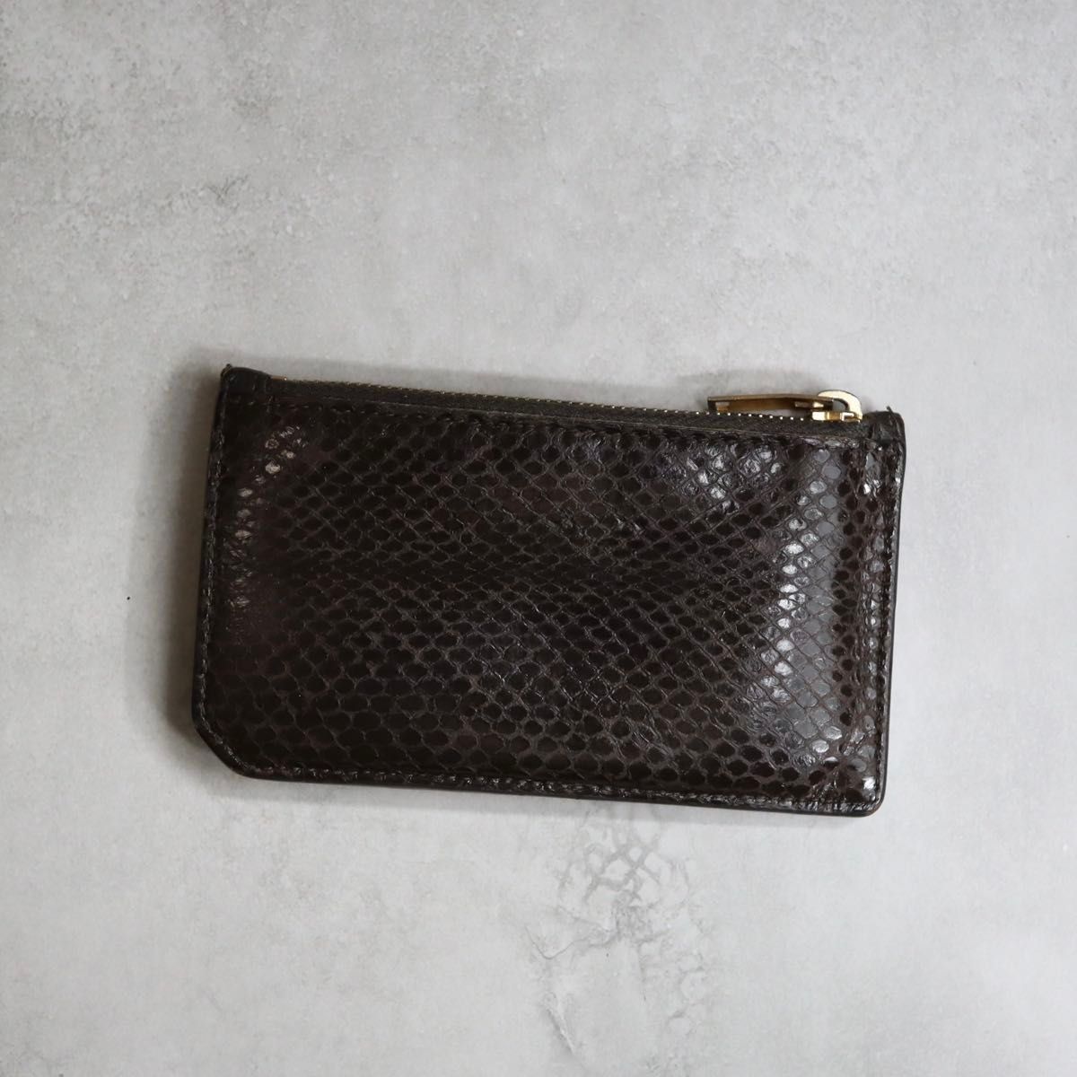 SAINT LAURENT サンローラン / パイソンコインカードホルダー