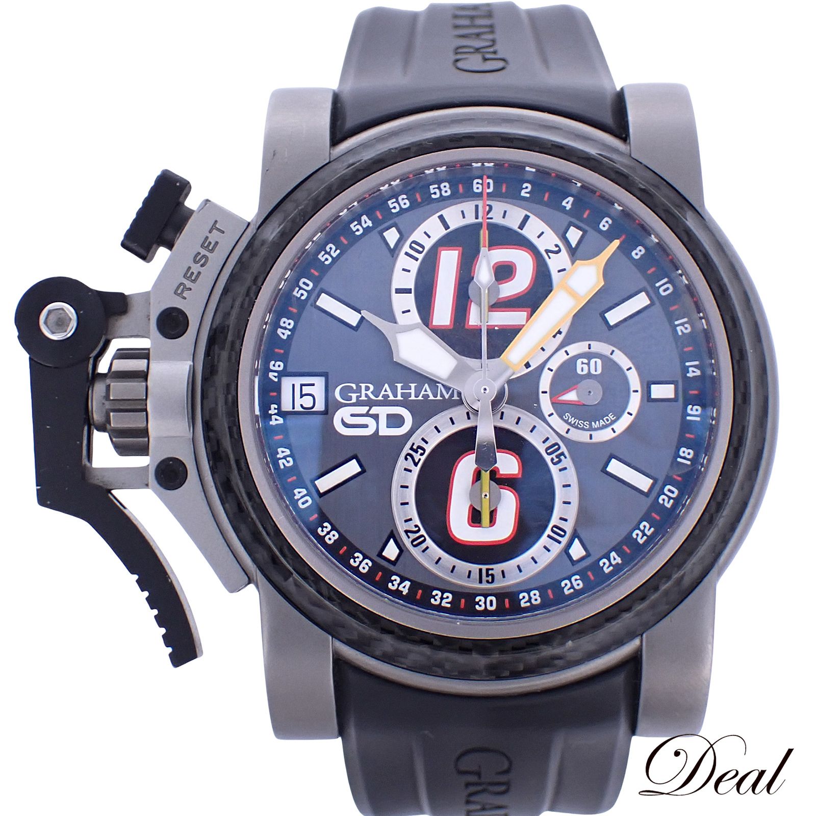 100本 グラハム クロノファイター オーバーサイズ 20 VKI メンズ腕時計