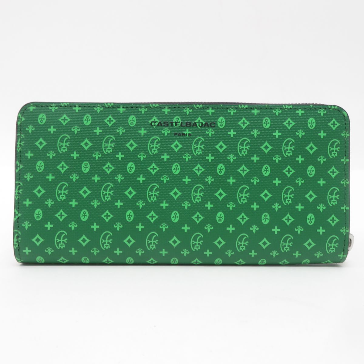 CASTELBAJAC カステルバジャック 総柄 ラウンドファスナー 長財布