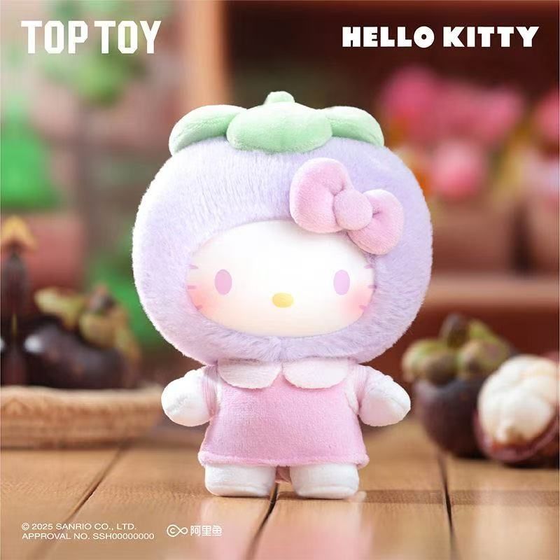 TOP TOY × ハローキティ フルーツパラダイス シリーズ ぬいぐるみ ブラインドボックスセット 1 BOX 入り プレゼント