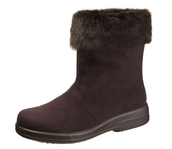 トップドライ TDY 3911 TOPDRY ショートブーツ レインブーツ レインシューズ 2 WAY ゴアテックス GORE-TEX 3 E 完全防水 ボア 雨の日 雪の日 滑りにくい 履きやすい ゆったり 温かい レディース 靴 ダークブラウン 濃茶色