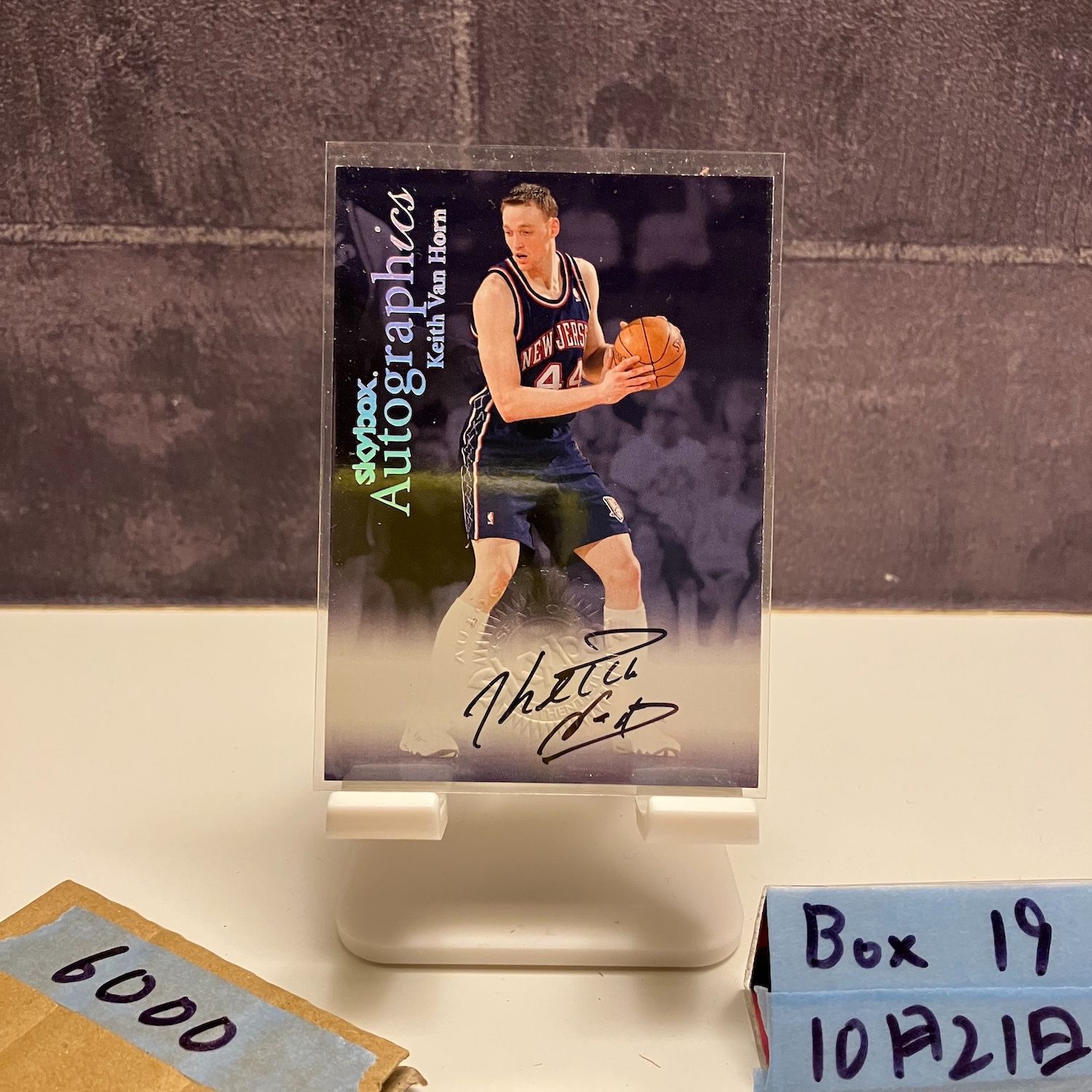 1999 SkyBox Autographics Keith Van Horn 直筆サインカード NEW