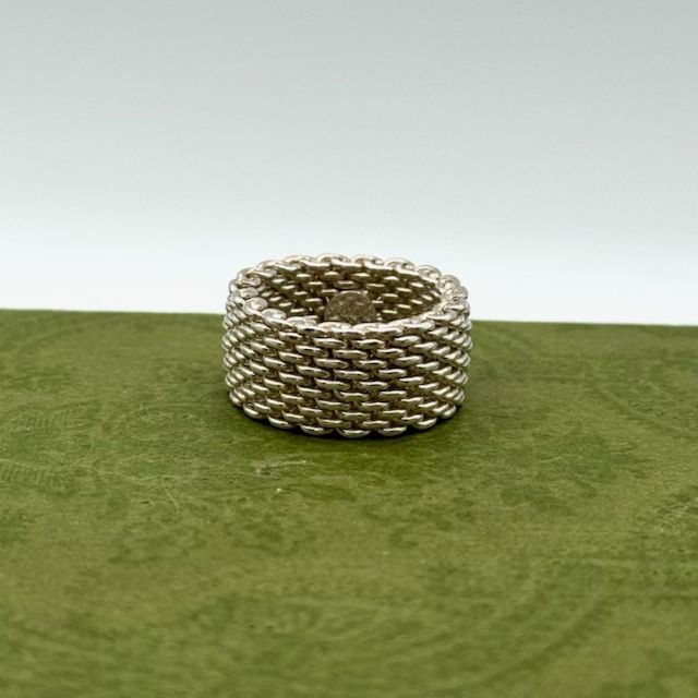 ティファニー 10号 サマセット リング メッシュ 指輪 - メルカリ