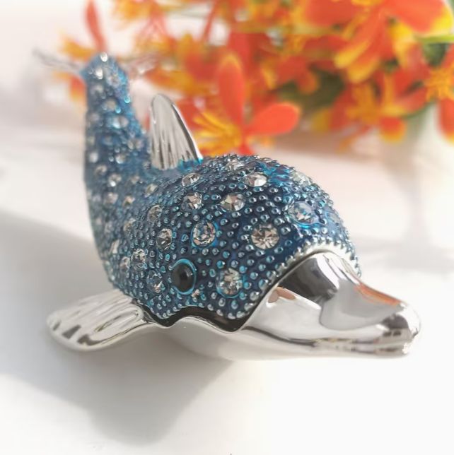 小物入れ 鍵置き 置物 インテリア オブジェ イルカ ドルフィン