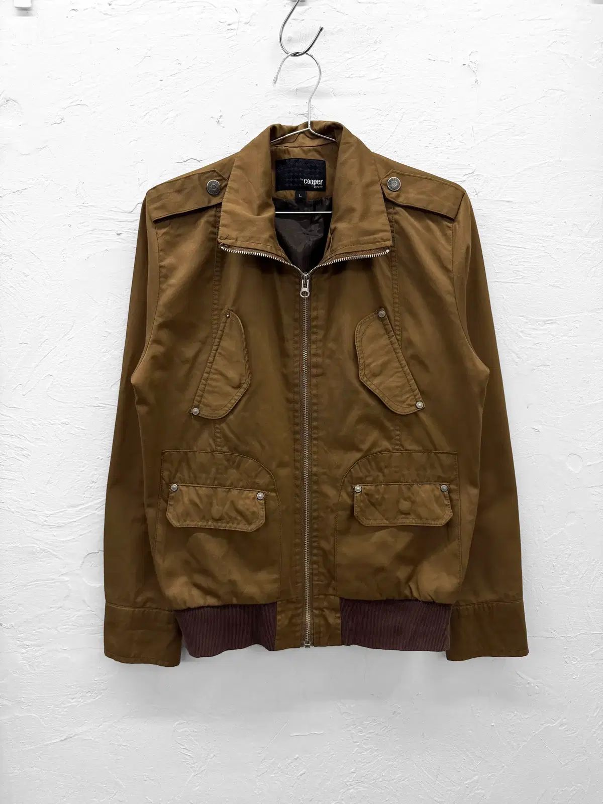 cooper コットン ジップアップ ジャケット