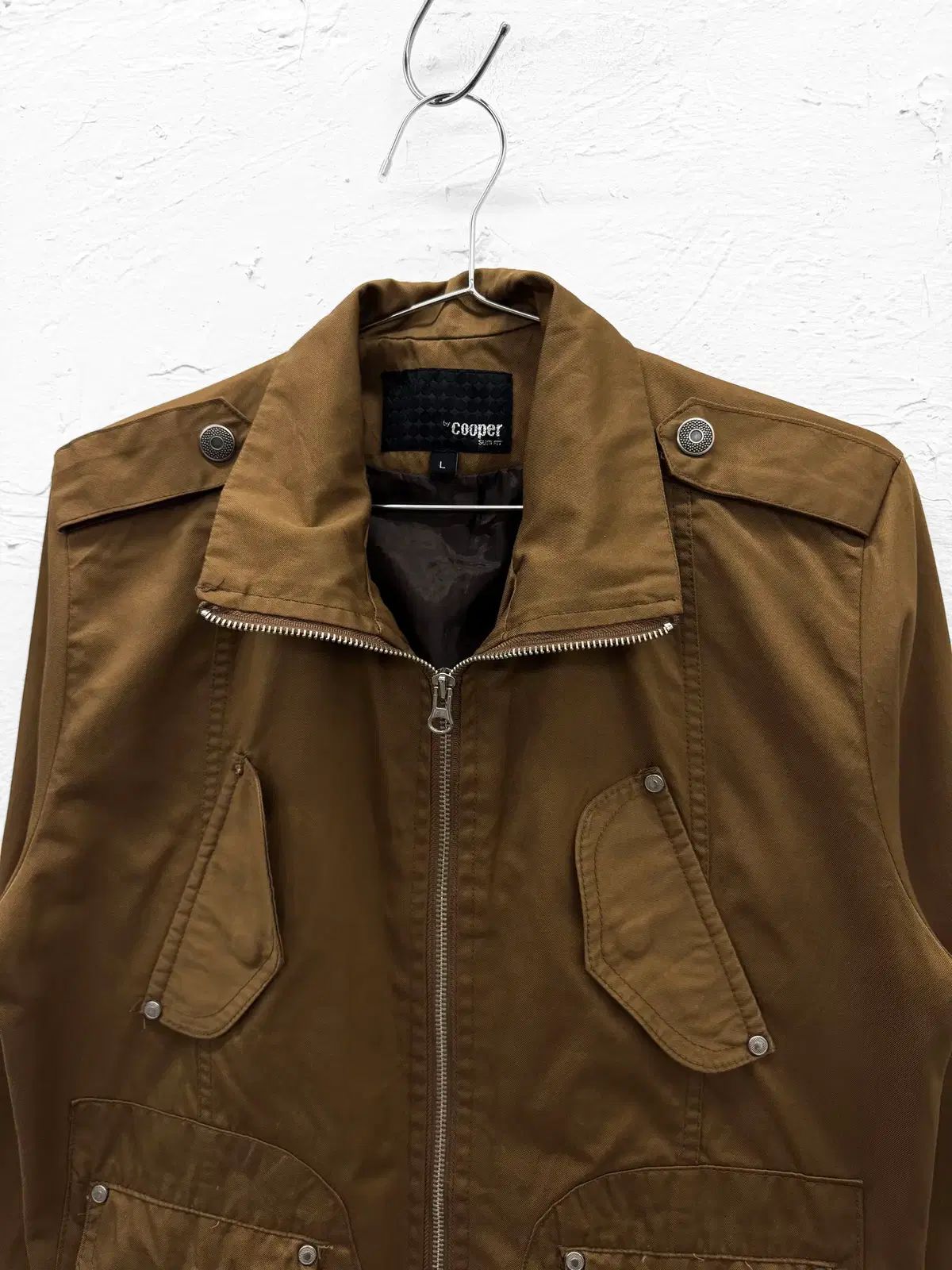 cooper コットン ジップアップ ジャケット