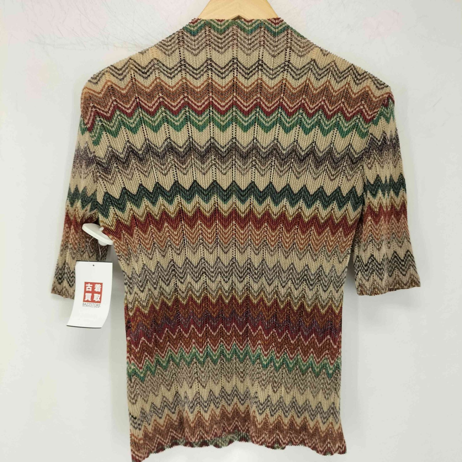 ヨシユキコニシ KONISHI 総柄 プリーツ カットソー レディース JPN 1