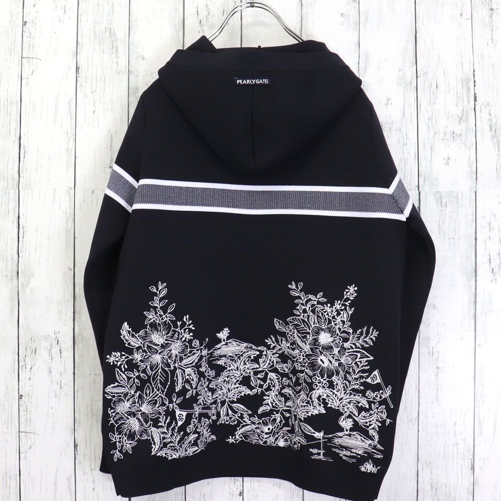 ☆美品 PEARLY GATES パーリーゲイツ ジャージーニット パーカー