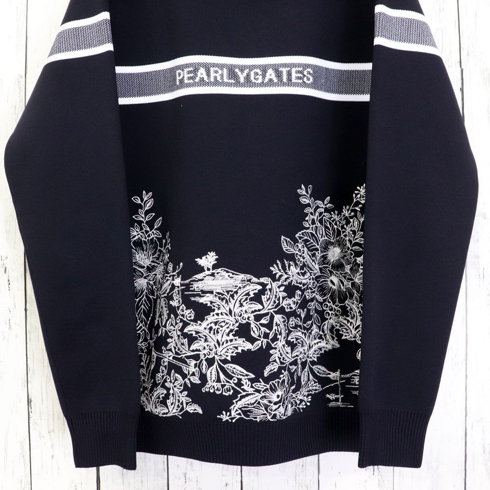 ☆美品 PEARLY GATES パーリーゲイツ ジャージーニット パーカー