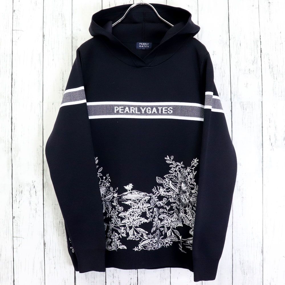 ☆美品 PEARLY GATES パーリーゲイツ ジャージーニット パーカー