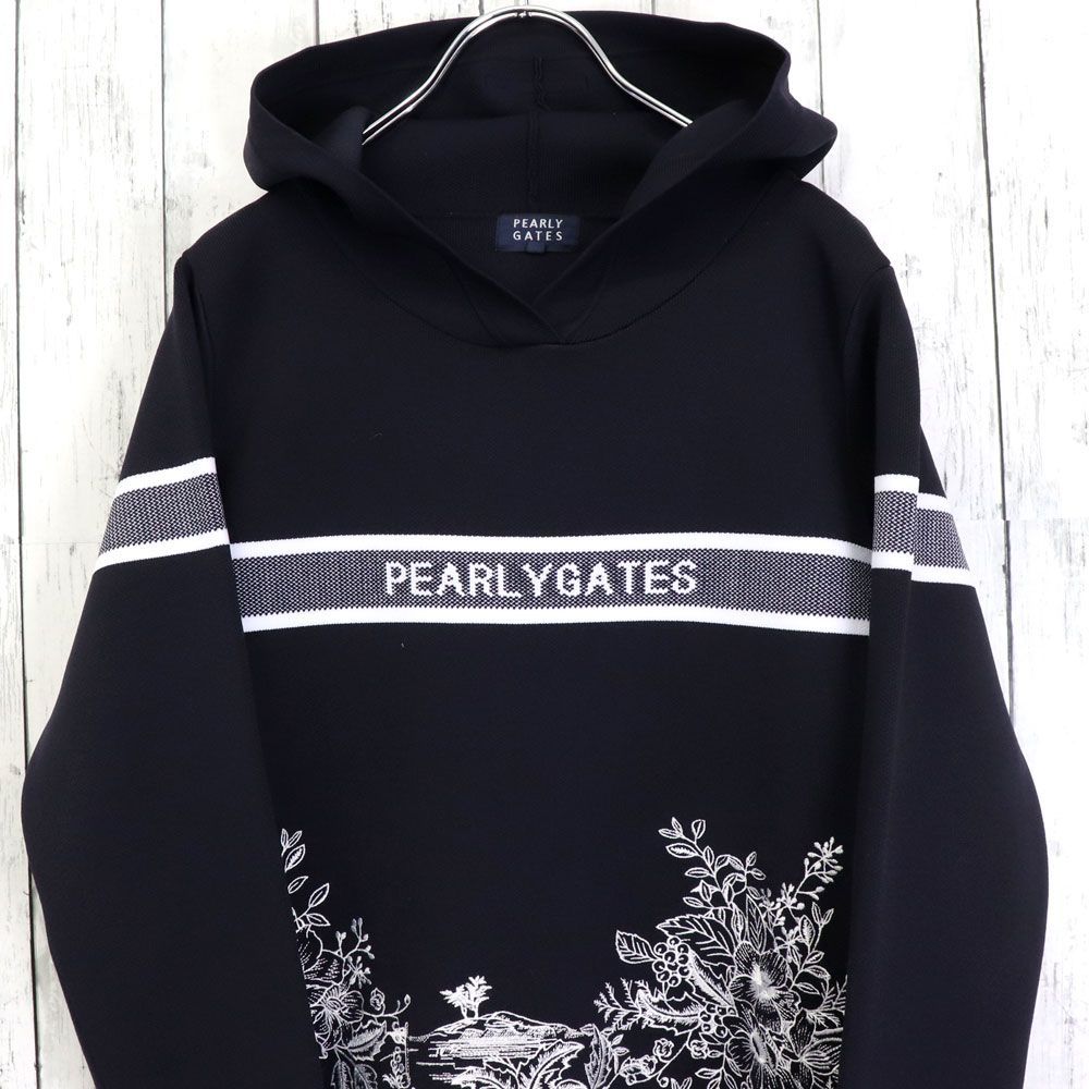 ☆美品 PEARLY GATES パーリーゲイツ ジャージーニット パーカー