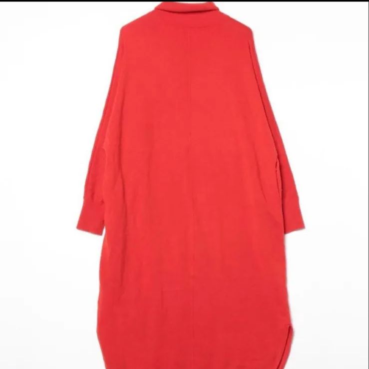 アダムエロペ タートルポンチョワンピース レッド