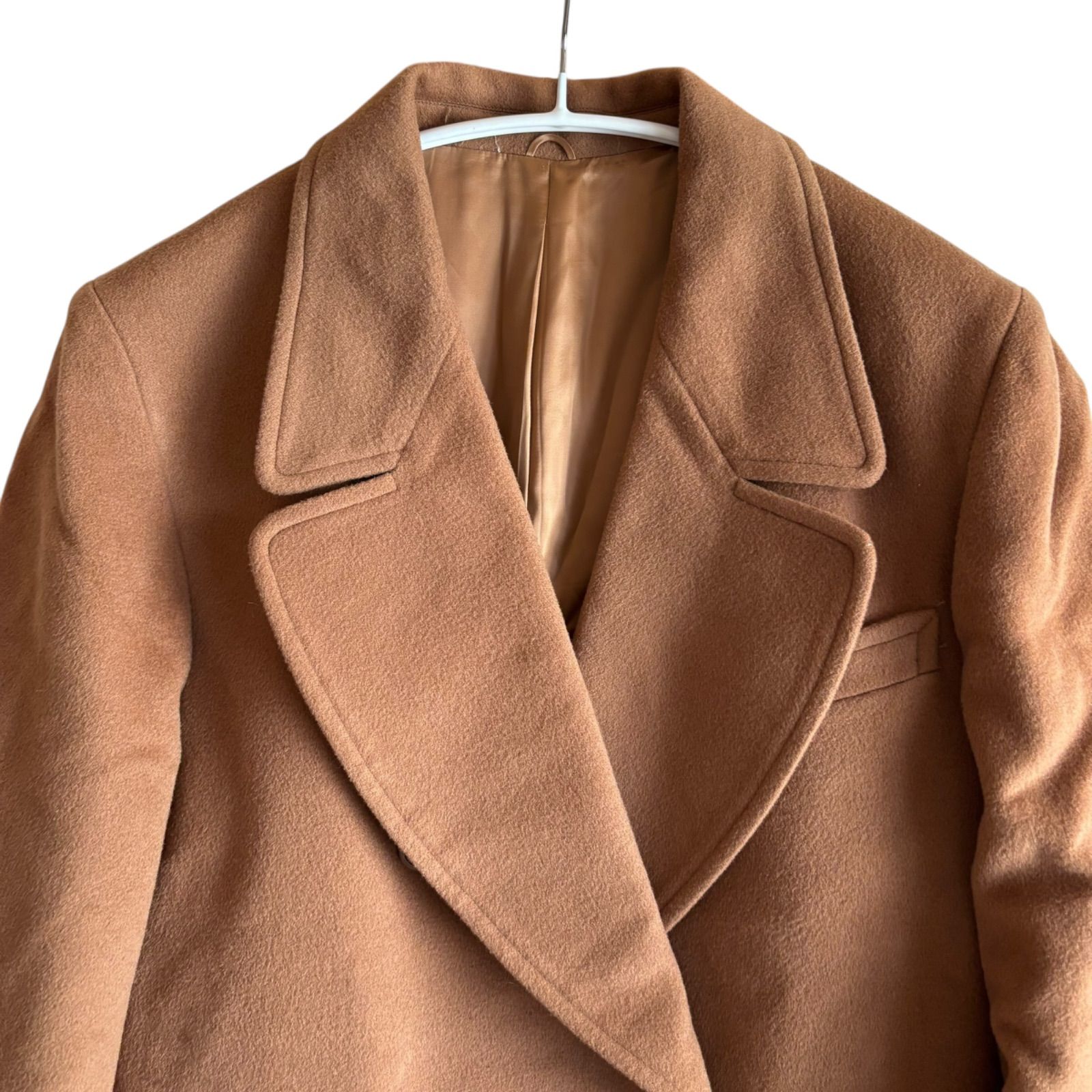 KENZO チェスターコート メンズ Mサイズ KENZO ケンゾー チェスターコート ロング アルパカ モヘヤ グレー 日本