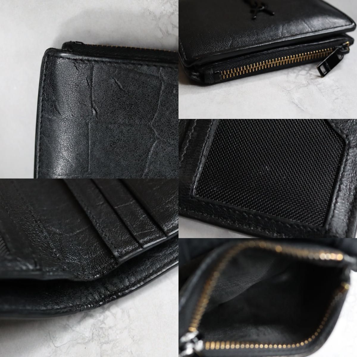 SAINT LAURENT サンローラン / カサンドラジップバイフォールド