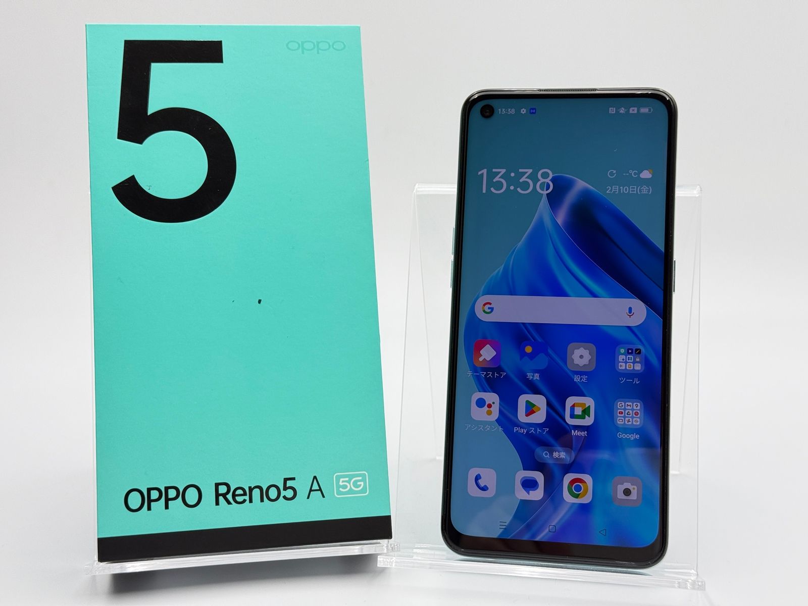 中古B】OPPO Reno5 A CPH2199 アイスブルー SIMフリー 白ロム - メルカリ