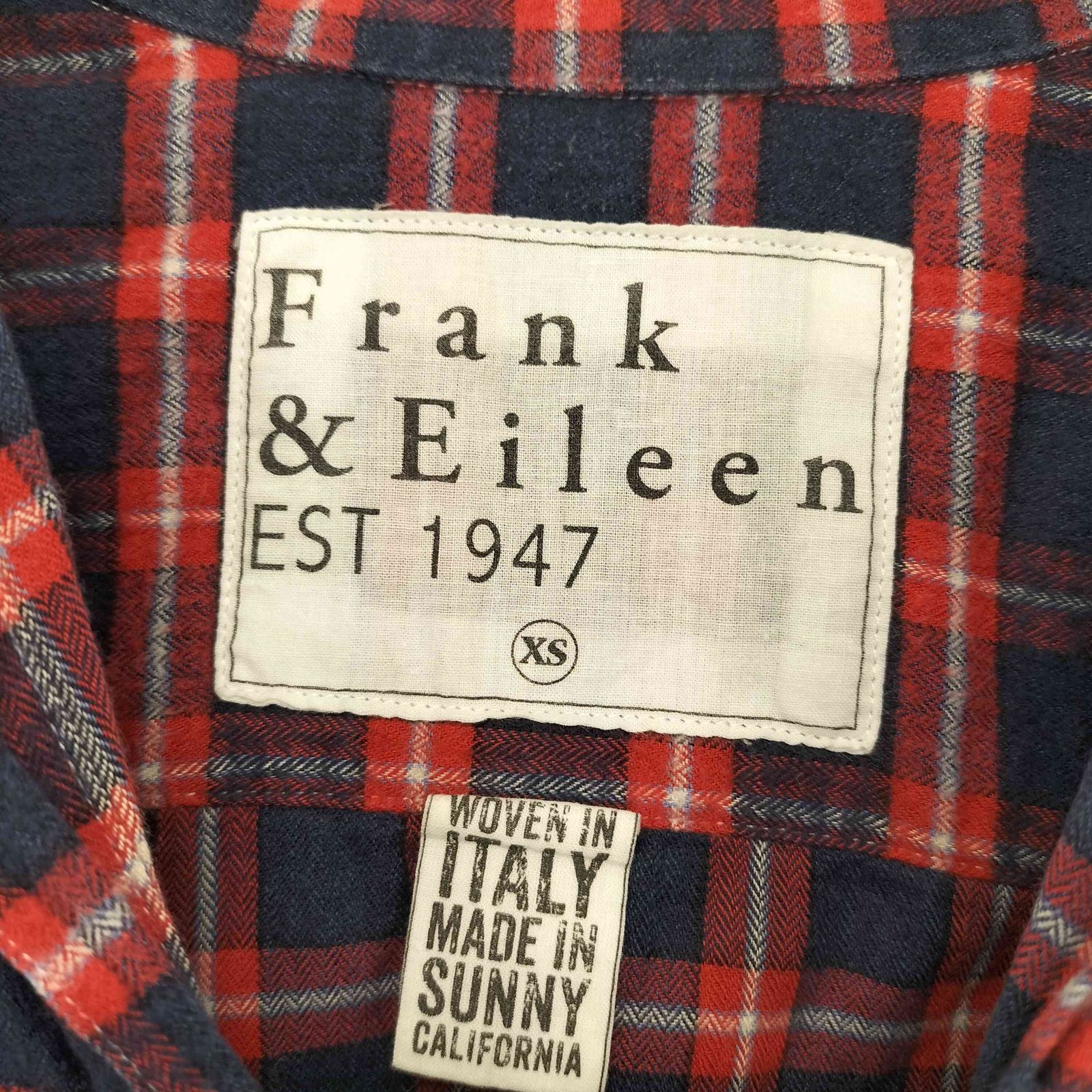 フランクアンドアイリーン Frank＆Eileen USA製 Barry フランネル 