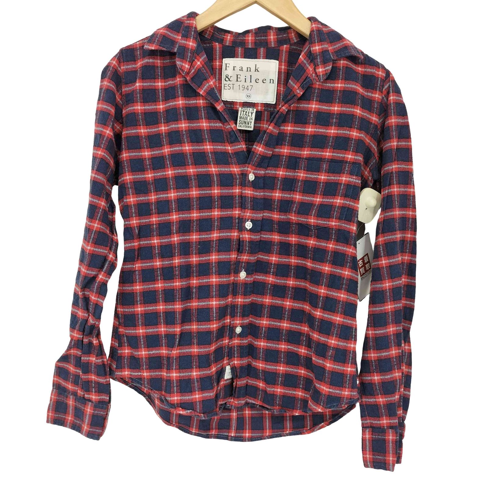 フランクアンドアイリーン Frank＆Eileen USA製 Barry フランネル