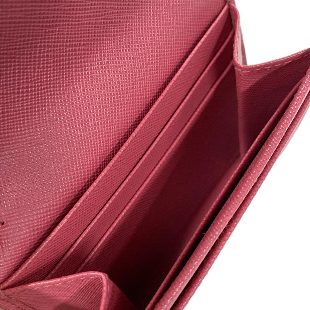  PRADA プラダ 名刺入れ - ピンク レザー 名刺入れ 小物