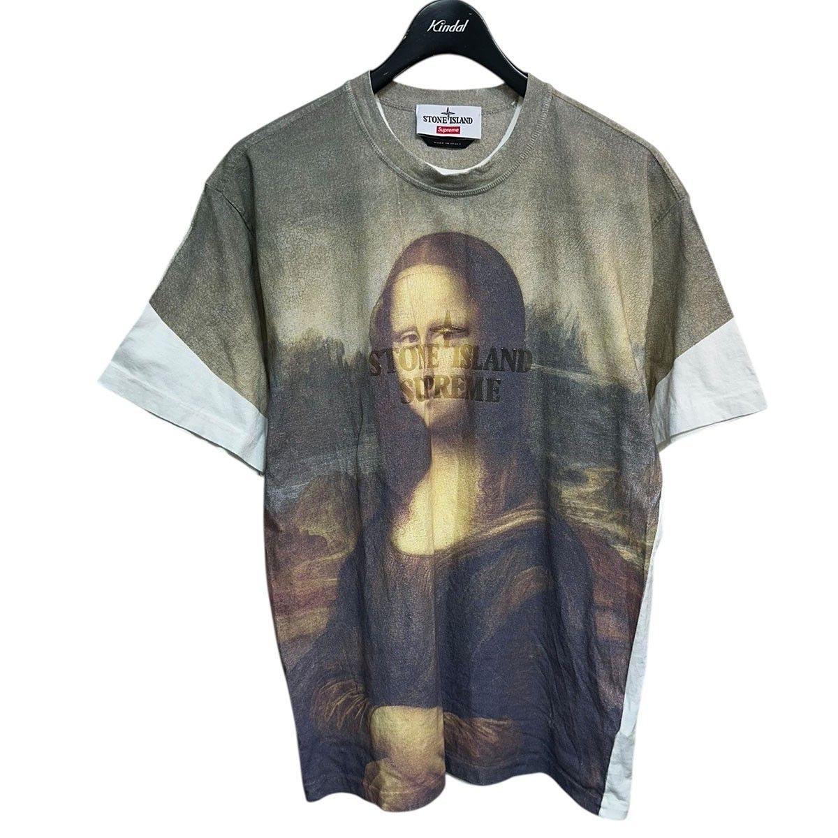 Supreme×STONE ISLAND 22SS S／S Top Monna Lisa ダブルネームモナリザ