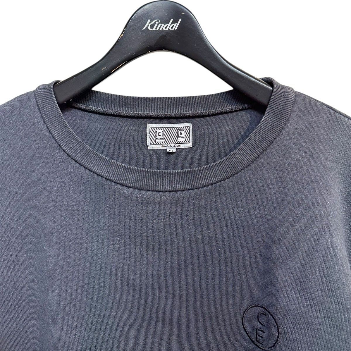 C．E OVERDYE DOUBLE FACE CREW NECK オーバーダイダブルフェイス 