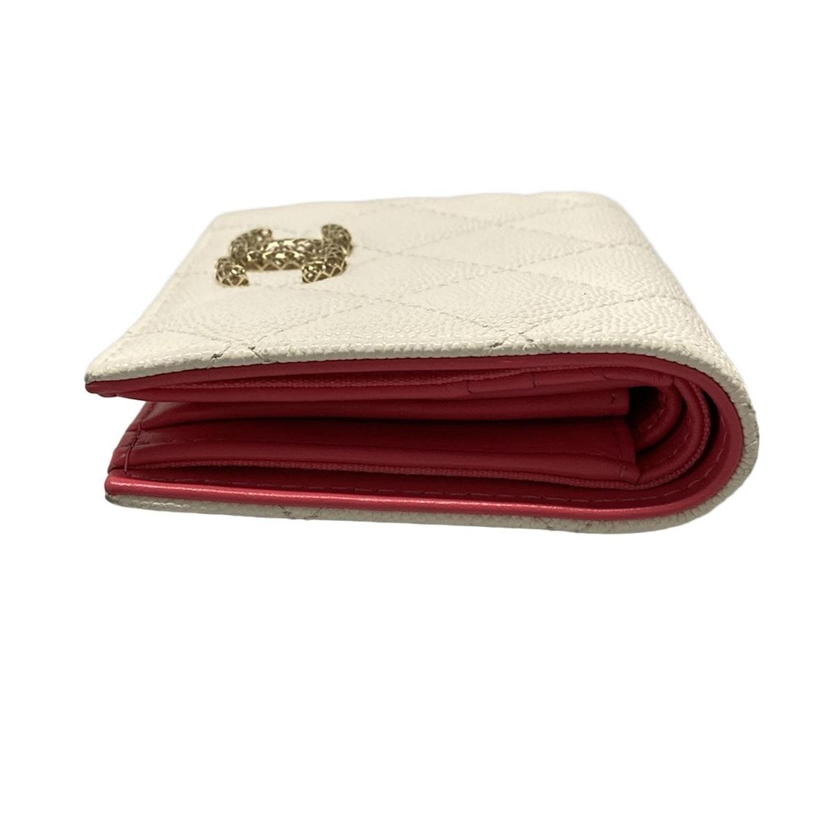 白 ゴールド金具