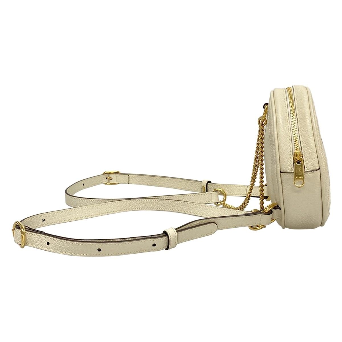 GUCCI グッチ リュックサック オフィディア GG ミニ バックパック 598661 白×ネイビー×レッド レザー