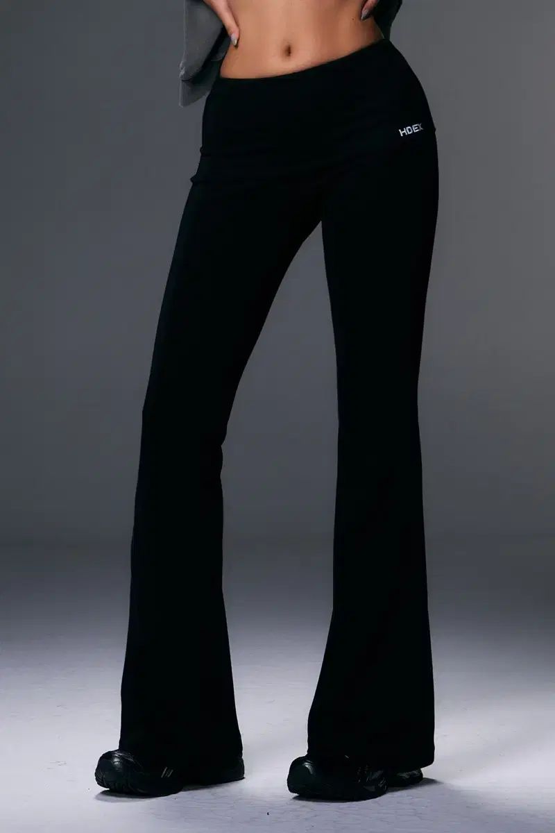 HDEX 姜炅珉 コラボ ブーツカット フォールディング パンツ