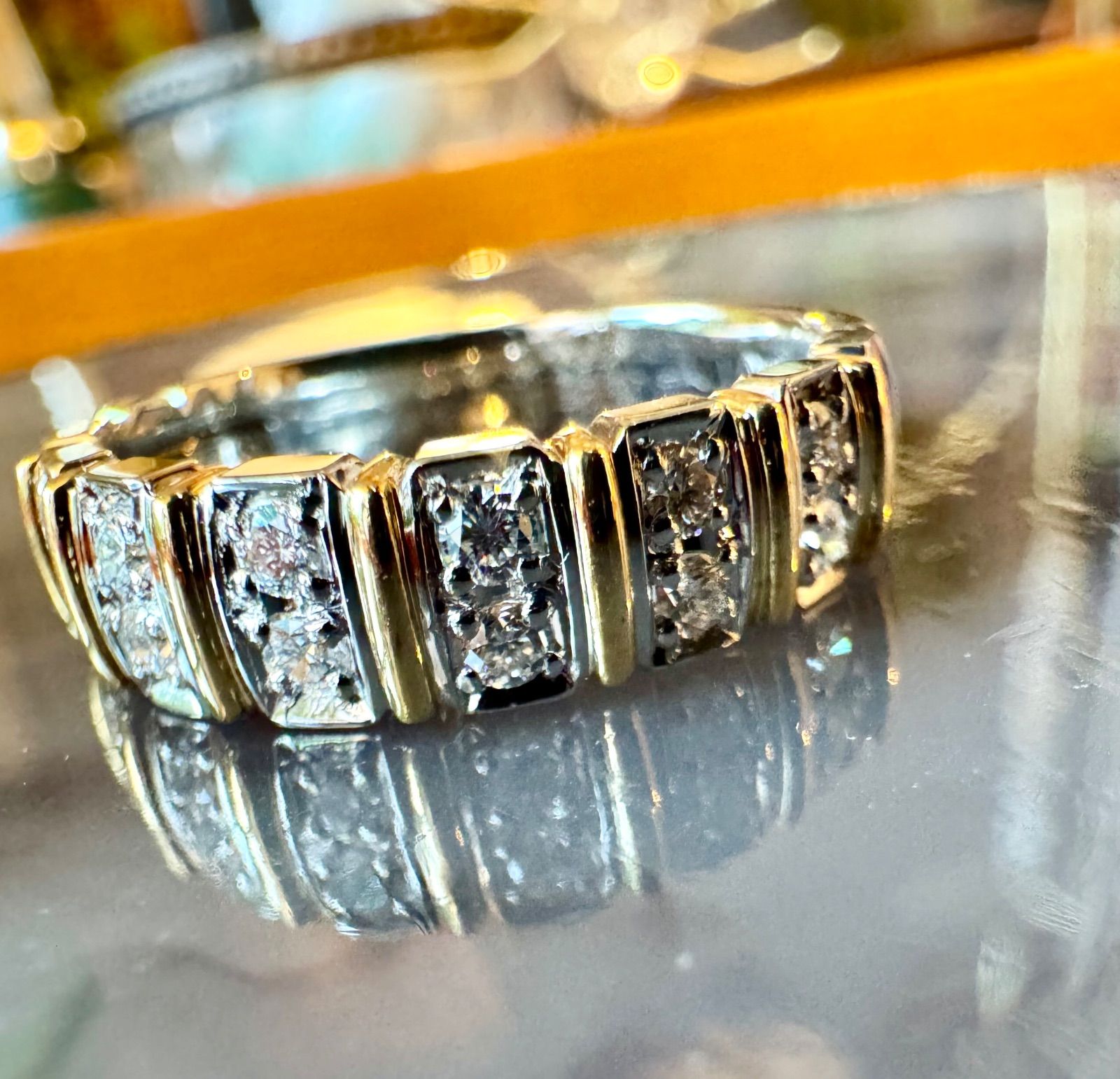 アンブローズ◇Pt900/K18*13号*コンビダイヤモンドリング*指輪 - メルカリ