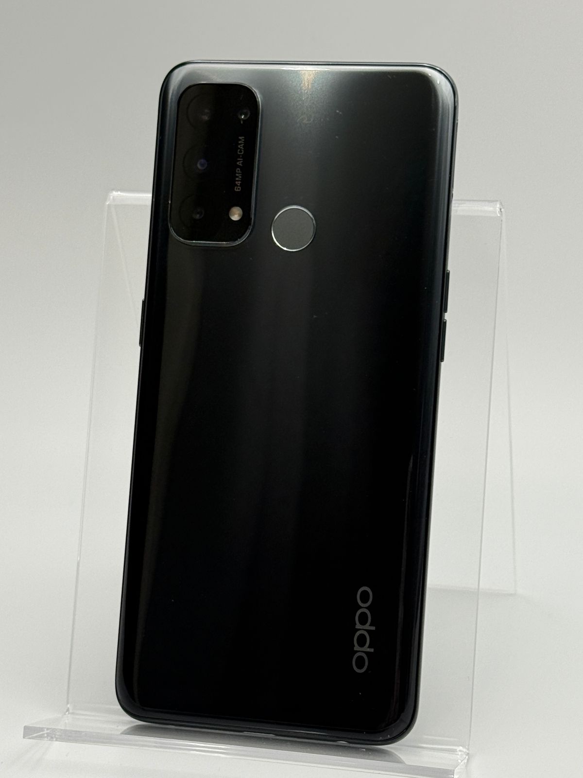 中古C】OPPO Reno5 A A103OP 128GB シルバーブラック SIMフリー 白ロム