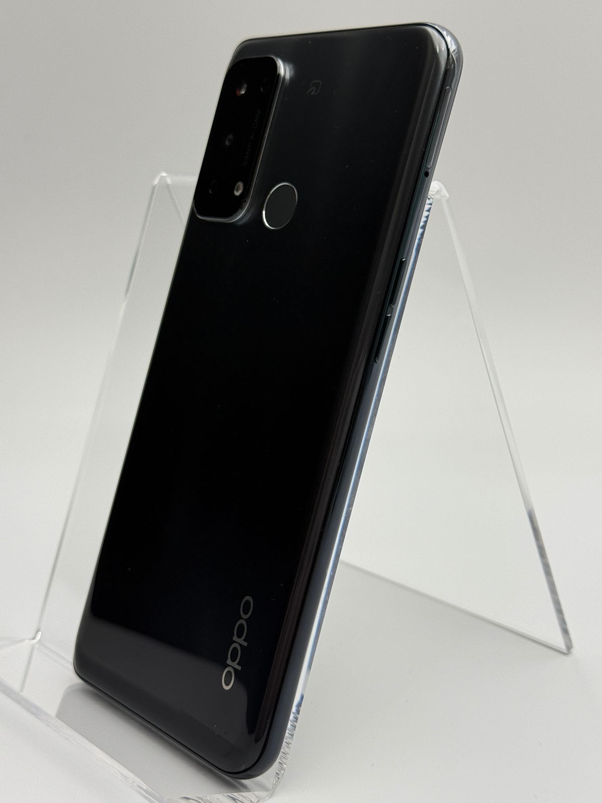 C】OPPO Reno5 A A103OP 128GB シルバーブラック SIMフリー 白ロム