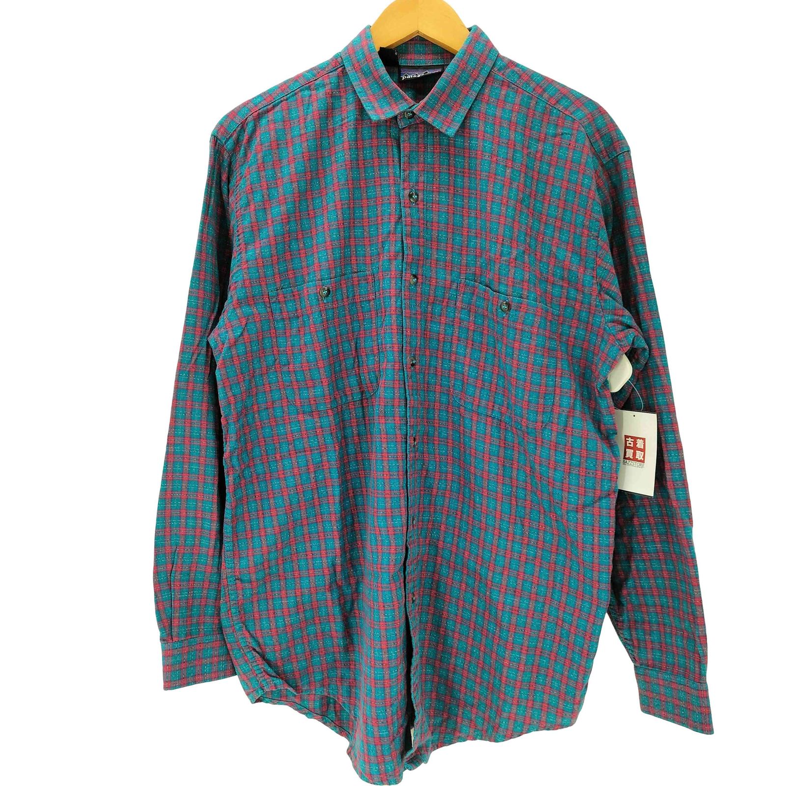 パタゴニア patagonia 90-00S ポルトガル製 タータンチェック L/S