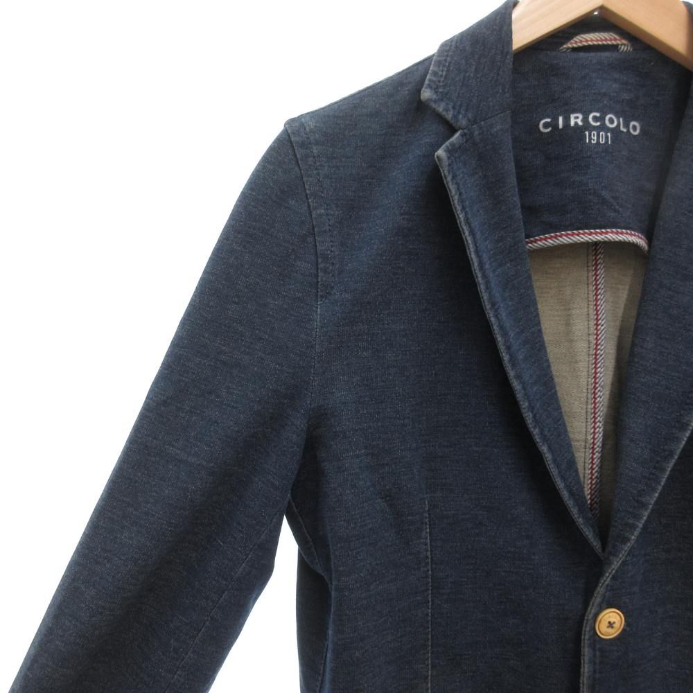 チルコロ1901 CIRCOLO1901 テーラードジャケット 48 背抜き シングル
