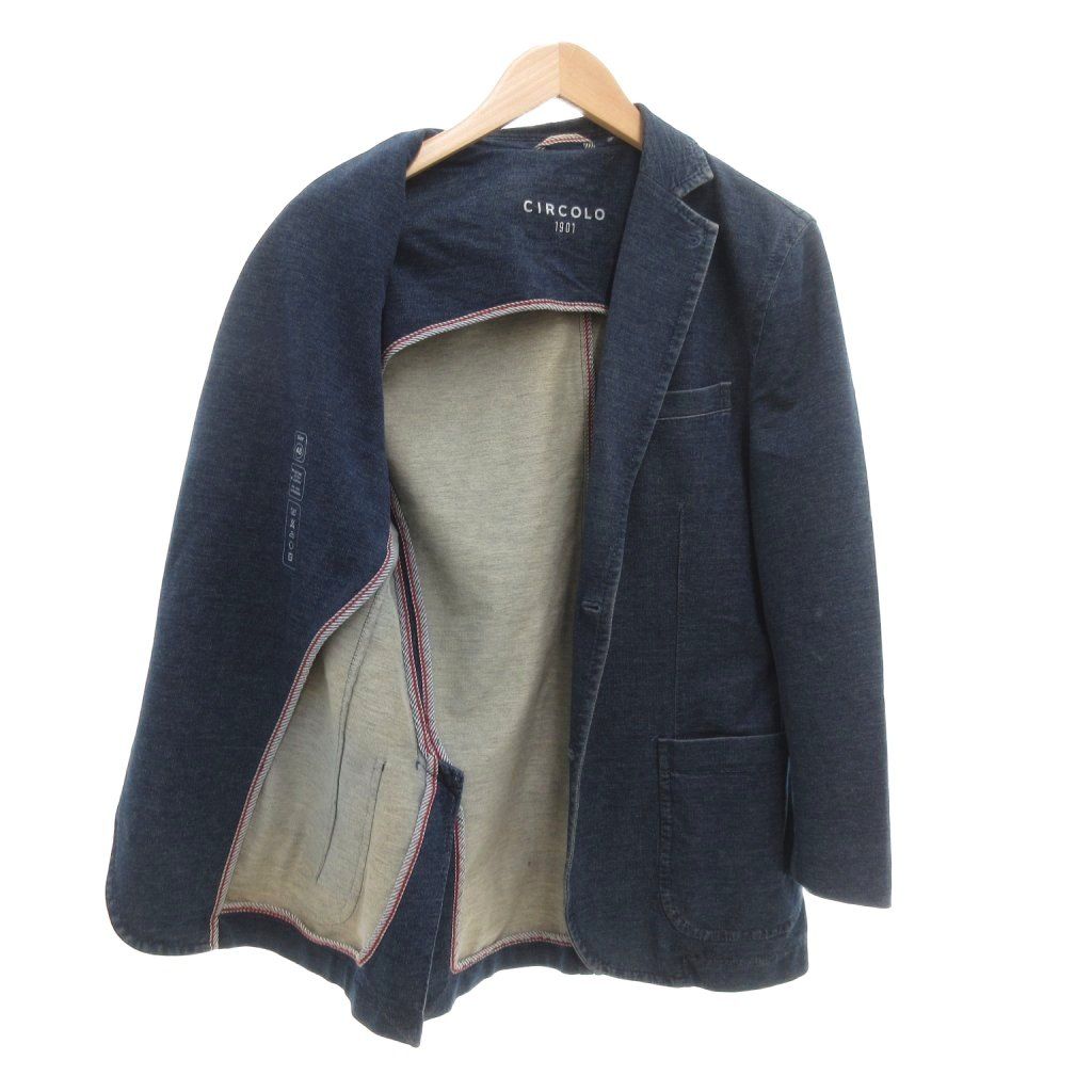 チルコロ1901 CIRCOLO1901 テーラードジャケット 48 背抜き シングル