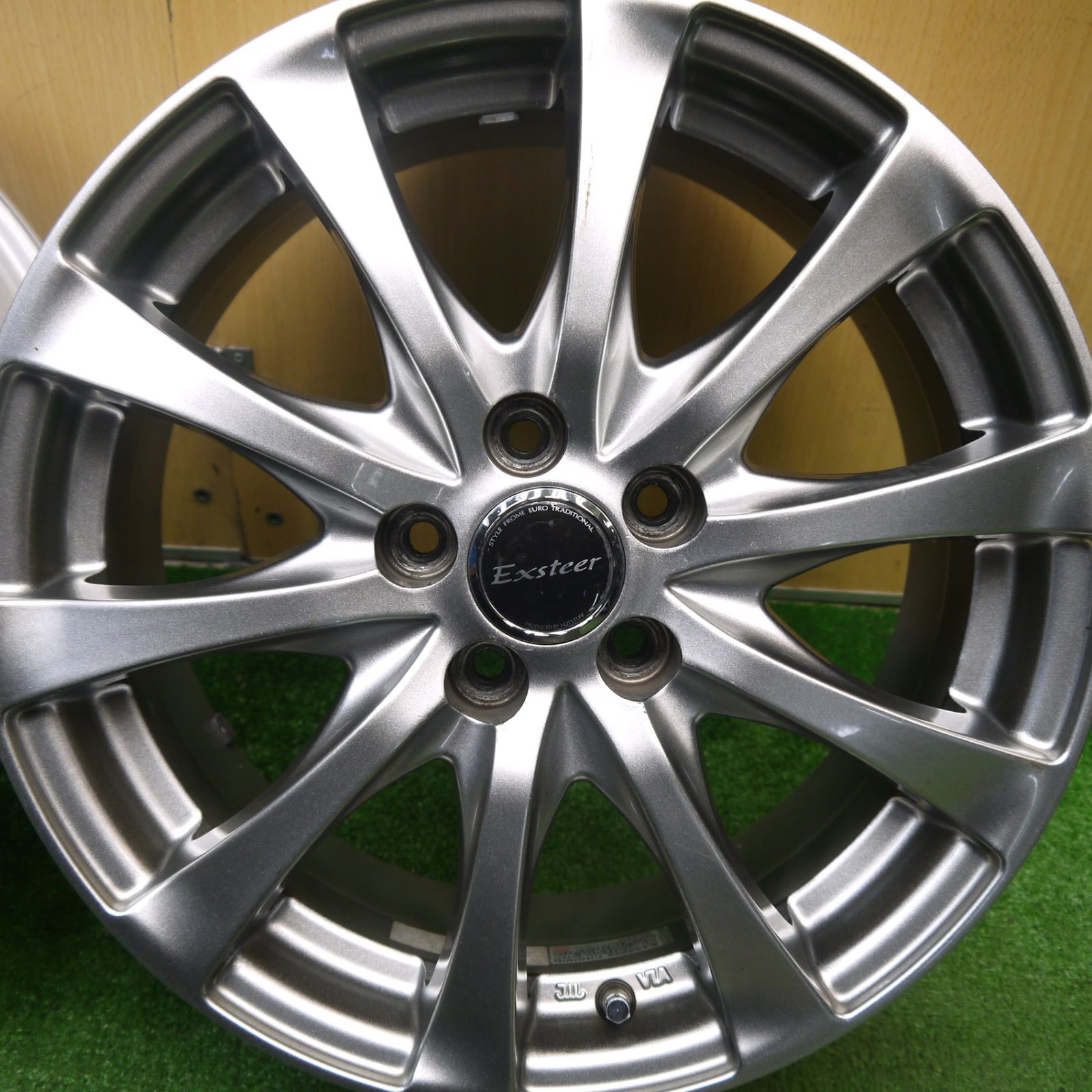  4本価格 プリウス ウィッシュ カローラ 等 Exsteer 16インチ エクスター ホットスタッフ 16 6 5 J PCD 100 H ホ 16インチ ホイール